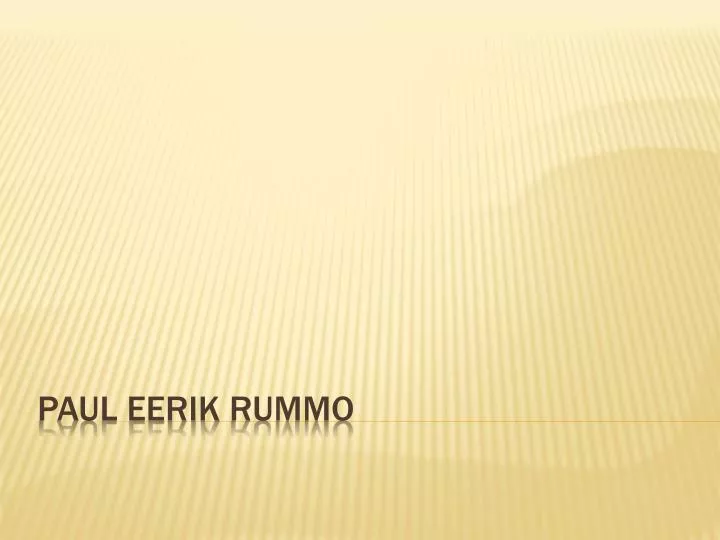 paul eerik rummo