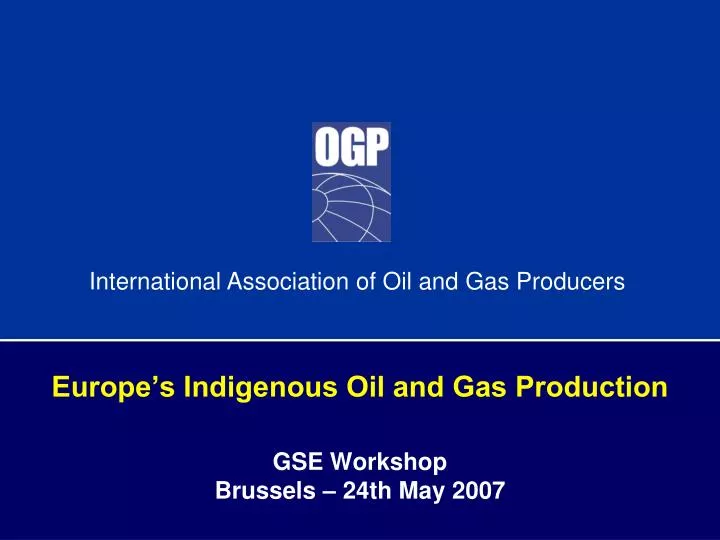 europe s indigenous oil and gas production