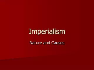 Imperialism