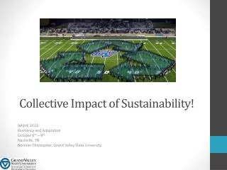 Collective Impact of Sustainability!