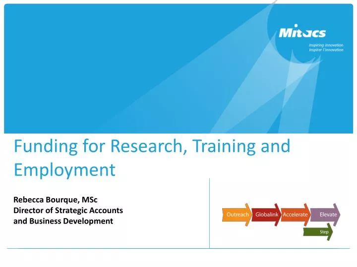 funding for research training and employment