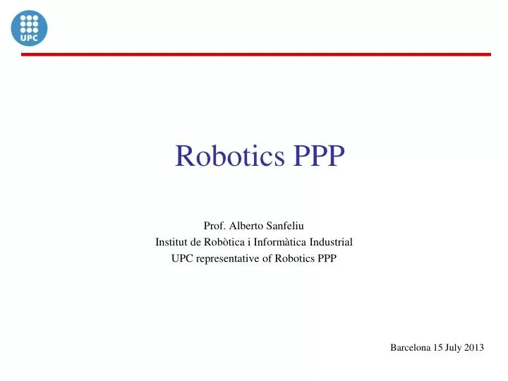 robotics ppp
