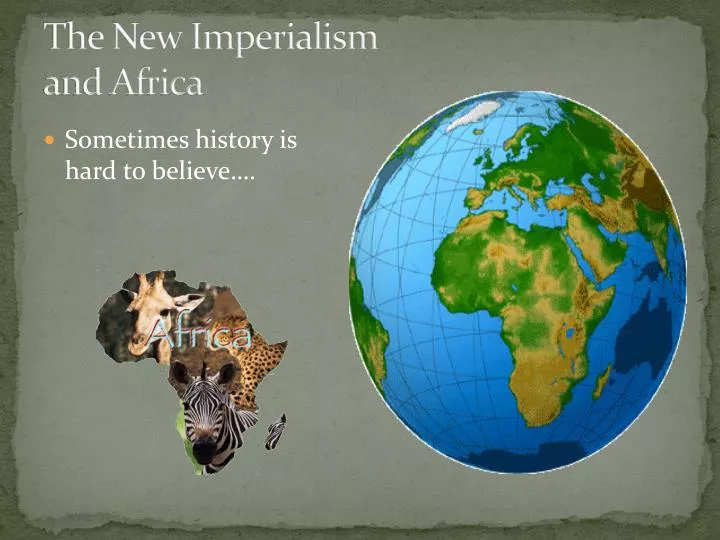 the new imperialism and africa