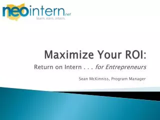 Maximize Your ROI: