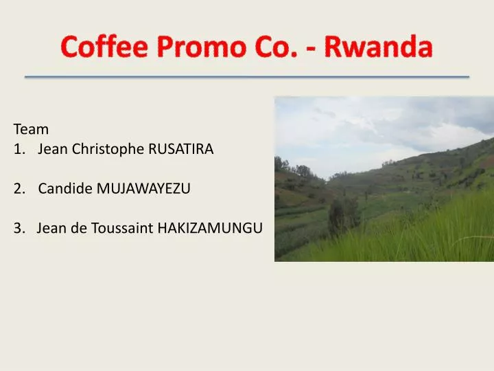 coffee promo co rwanda