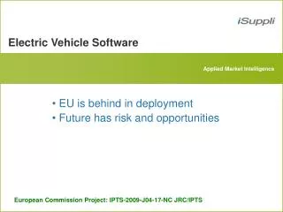 Electric Vehicle Software
