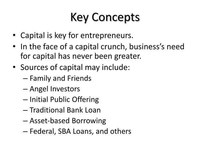 key concepts