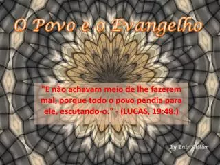 o povo e o evangelho