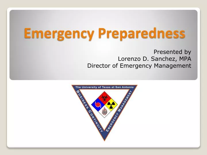 emergency preparedness