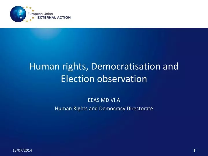 human rights democratisation and election observation