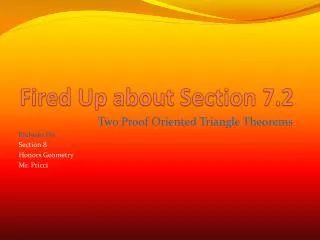 Fired Up about Section 7.2