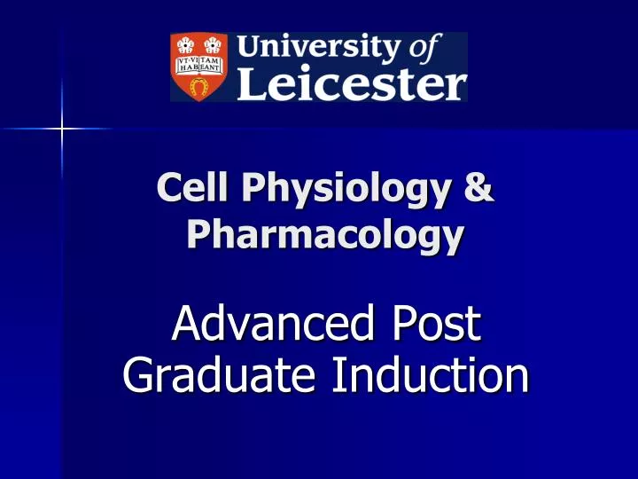 cell physiology pharmacology