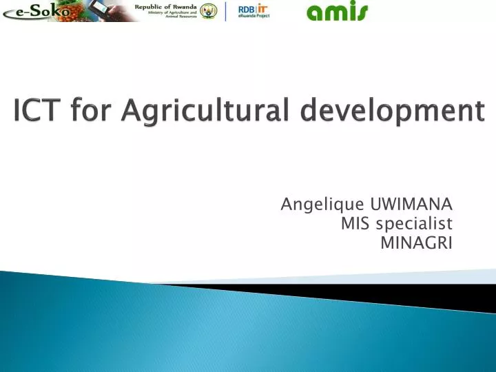 ict for agricultural development