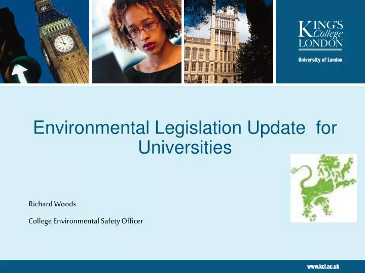 environmental legislation update for universities