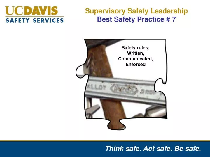 supervisory safety leadership best safety practice 7