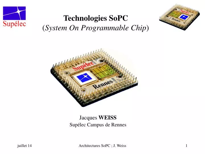 technologies sopc system on programmable chip
