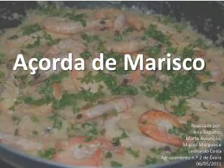 Açorda de Marisco