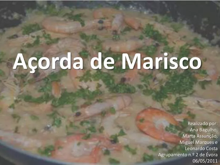 a orda de marisco