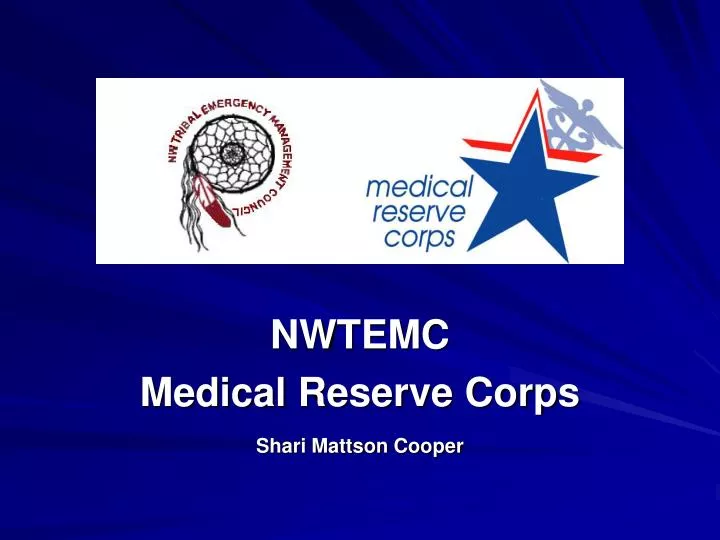 nwtemc medical reserve corps shari mattson cooper