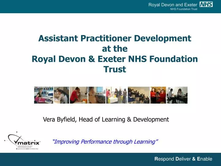 assistant practitioner development at the royal devon exeter nhs foundation trust