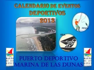 CALENDARIO DE EVENTOS DEPORTIVOS 2013