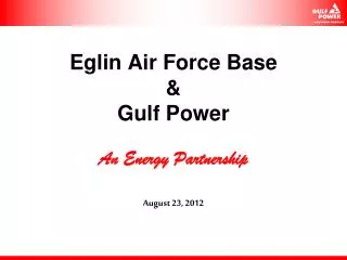 eglin air force base gulf power