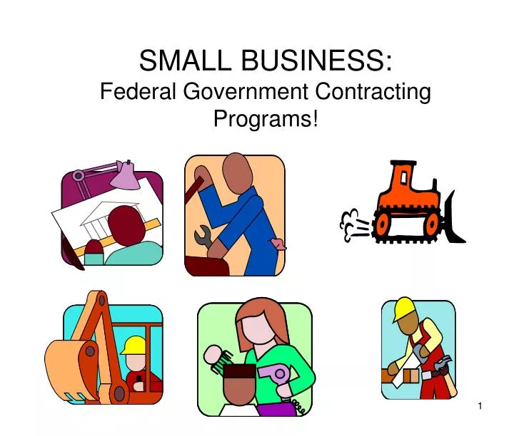small business federal government contracting programs