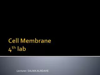 lecturer salma alrdahe