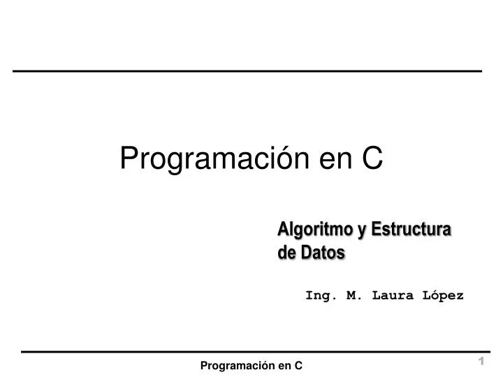 programaci n en c