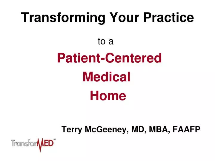 transforming your practice