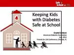 Keeping Kids with Diabetes Safe at School - slide 1