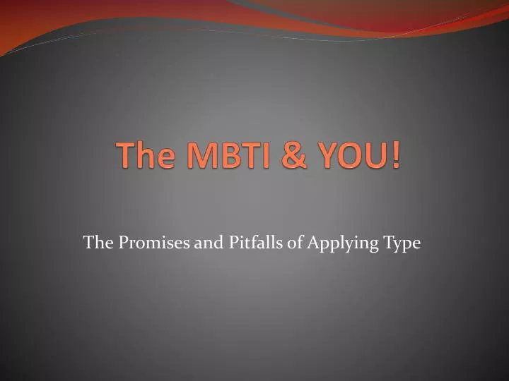 the mbti you