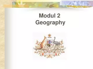 Modul 2 Geography