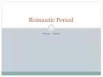 Romantic Period - slide 1