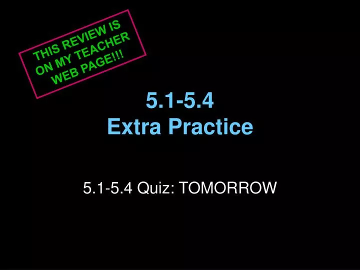 5 1 5 4 extra practice