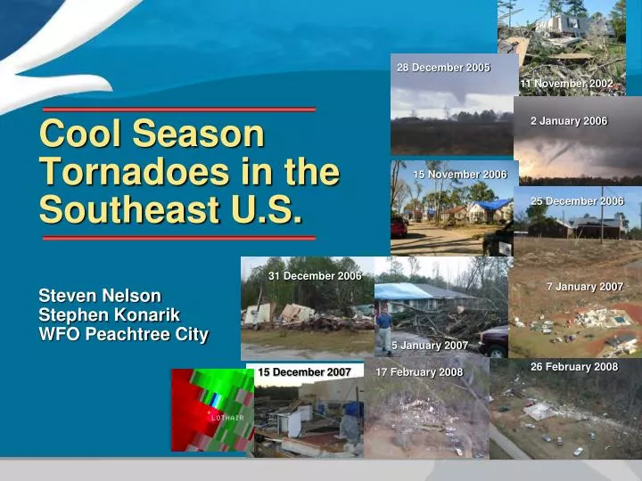 cool season tornadoes in the southeast u s