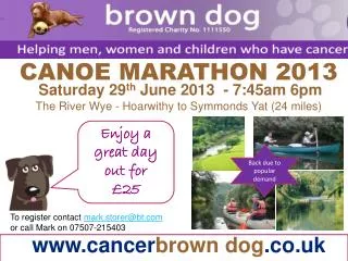 www.cancer brown dog .co.uk