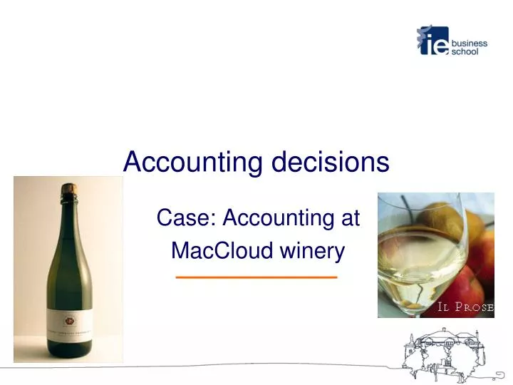 accounting decisions