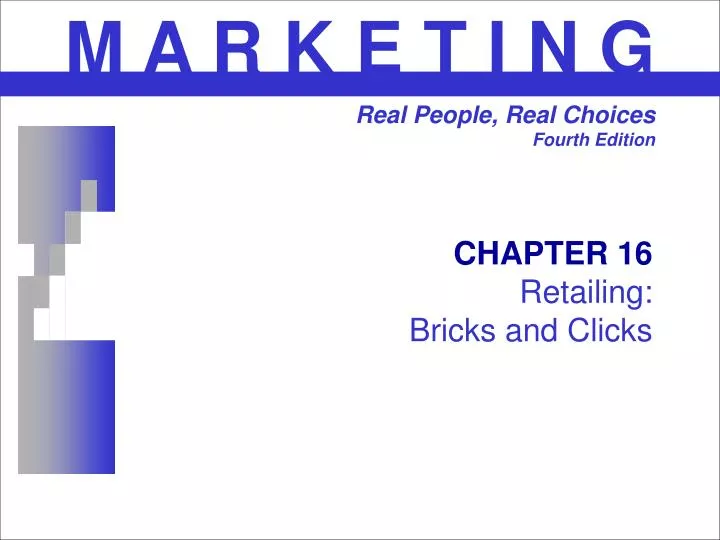 chapter 16 retailing bricks and clicks