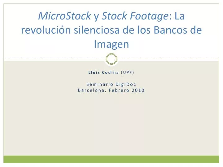 microstock y stock footage la revoluci n silenciosa de los bancos de imagen