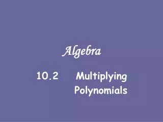 algebra