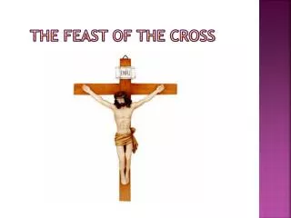 The feast of the cross