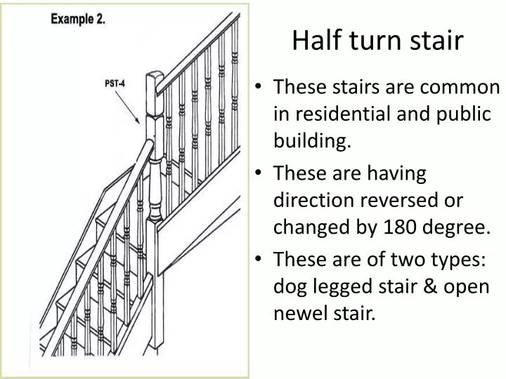 half turn stair