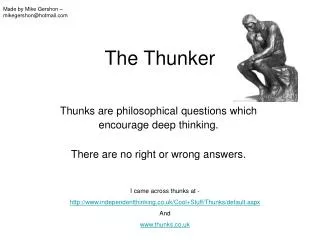 The Thunker