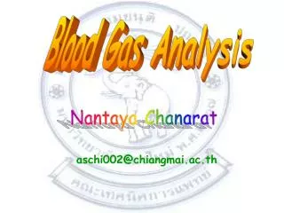 Blood Gas Analysis
