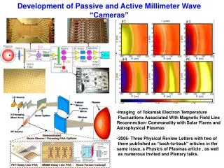 Imaging of Tokamak Electron Temperature Fluctuations Associated With Magnetic Field Line Reconnection- Commonality wit