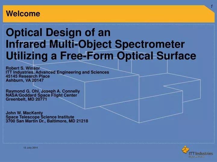 optical design of an infrared multi object spectrometer utilizing a free form optical surface