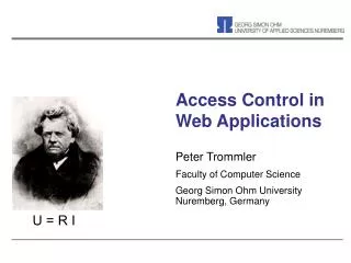 Access Control in Web Applications