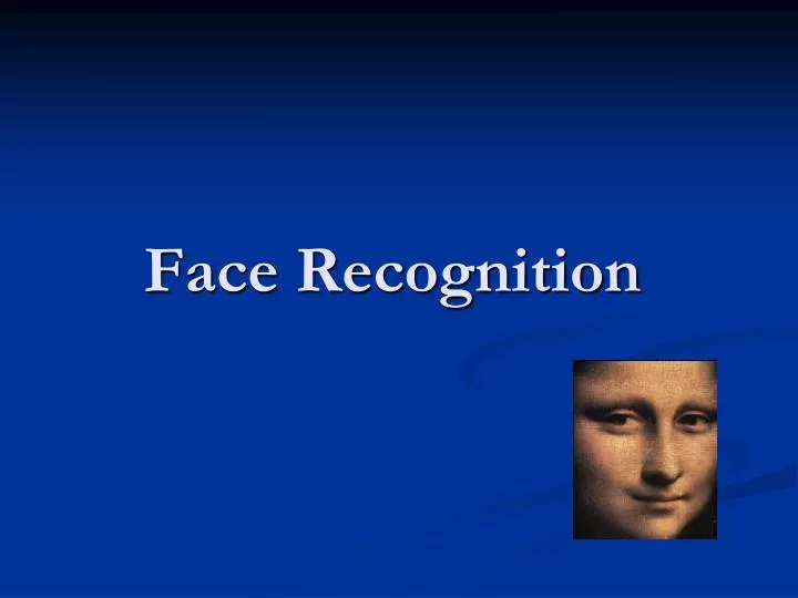 face recognition