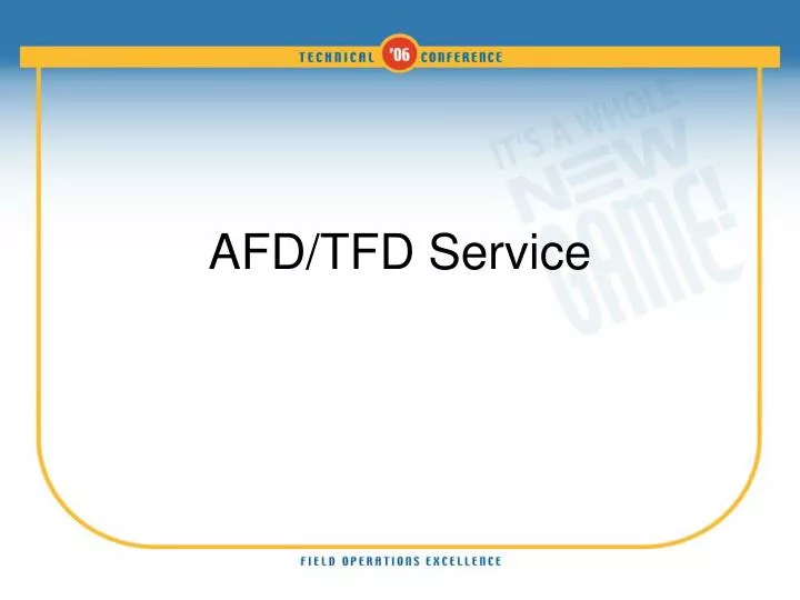 afd tfd service